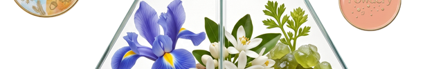 Fragrance notes of Iris Infusion: Orange, Mandarin, Iris, Neroli, Galbanum, Cedarwood, Benzoin, Vetiver, Frankincense. Viral Parfums version of scent inspired by Prada

Accords: iris, woody, powdery, green, floral

Gender: Unisex scent 

Seasons: Best in spring and summer, but also beautiful in early fall.